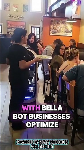 This Robot Is Changing Restaurants Forever #BellaBot#RestaurantAutomation#ServiceRobot#Hospitality