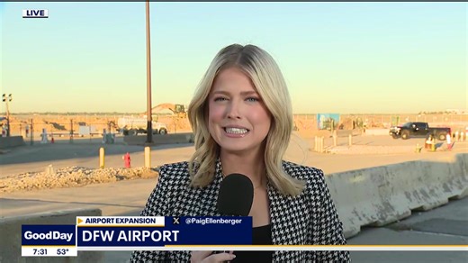 3.4K views · 142 reactions | #DFW: Crews are breaking ground on DFW Airport's sixth terminal, terminal F, today! The $1.6 billion project will be completed by 2026, and will have 15 gates⬇️ | Paige Ellenberger | Facebook