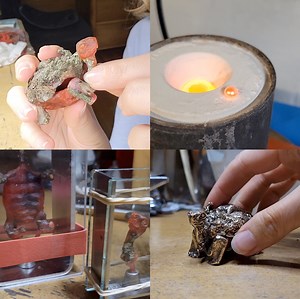 Creating a Bronze Turtle from Natural Wood and Bark ! 🪵🐢 | Simple