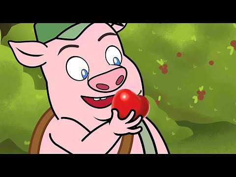 Le Loup et le Cochon Gourmand | dessin animé en français | Conte pour enfants avec les P'tits z'Amis