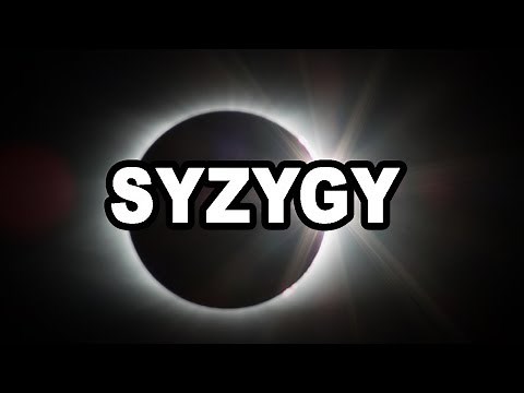 Learn English Words - SYZYGY - Meaning, Vocabulary with Pictures and Examples