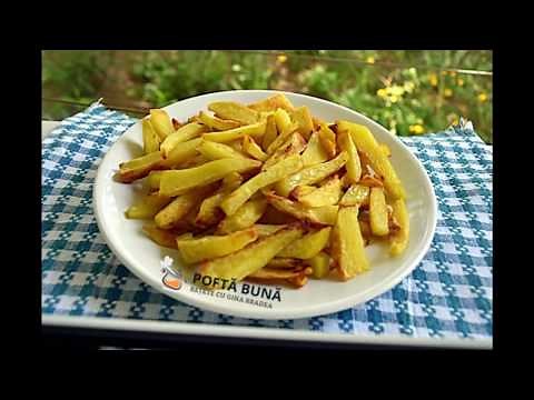 Cartofi prajiti la cuptor, cu doar 1 lingura de ulei, mult mai sanatosi
