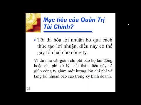 Chapter 1 (Part 3): Overview of Financial Management - Distance Learning Program.