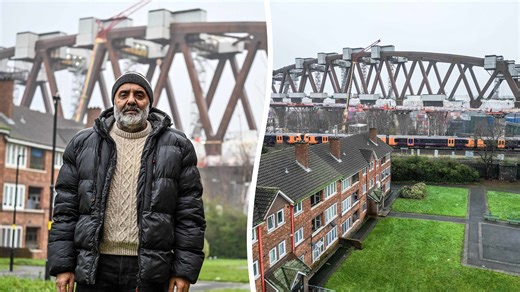 "We live by gigantic HS2 viaduct - its like having the Forth Bridge in our gardens"