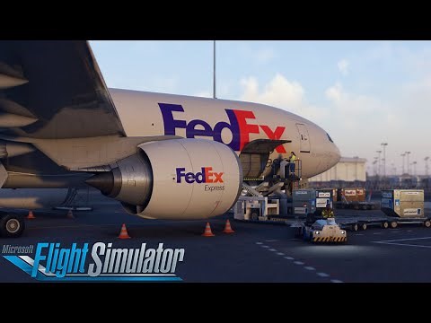 FedEx BOEING 777F Full Flight | OAKLAND - MEMPHIS | Microsoft Flight Simulator 4K