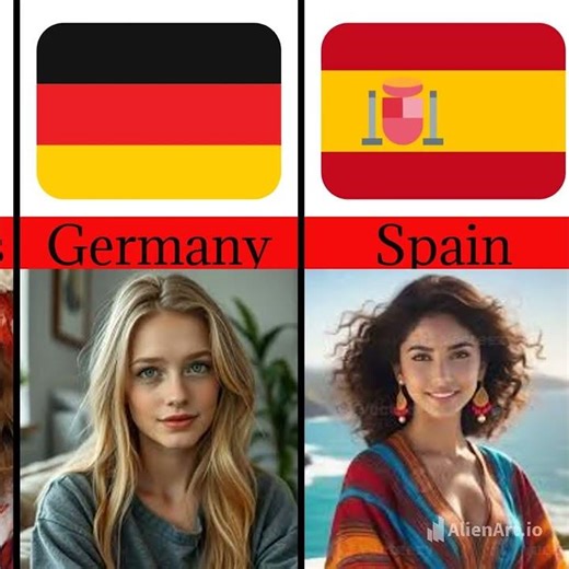 AI Generated Women From Different Countries