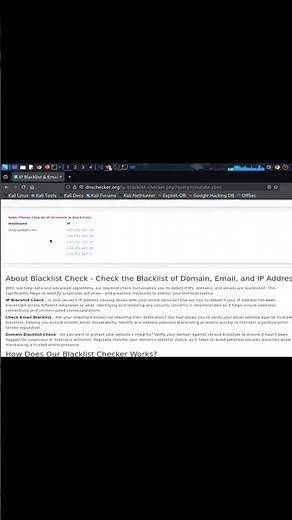 How to Check IP & Email Blacklists | Spam & Reputation Tool part 2