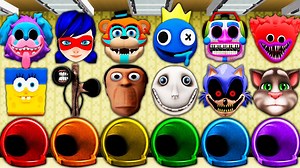 121K views · 1.3K reactions | Rainbow water slides in monster trap backrooms | Yuyu Craft | Facebook