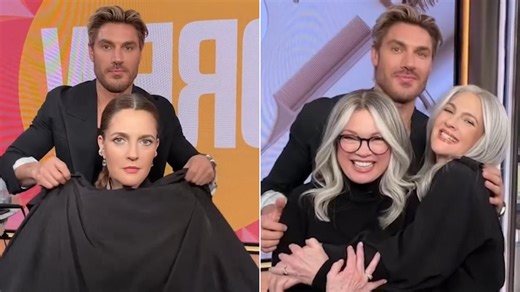 Stylist gives Drew Barrymore and Valerie hair transformation