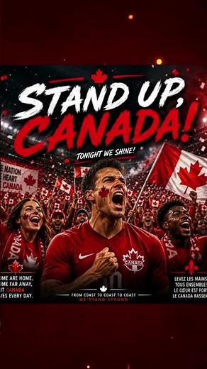 🔥 STAND UP, CANADA! 🍁 | FIFA World Cup 2026 Celebration Anthem ⚽ 🇨🇦