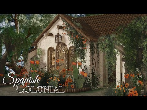 🌵 SPANISH COLONIAL House 🪴 Casita colonial española 🌵 -BLOXBURG-