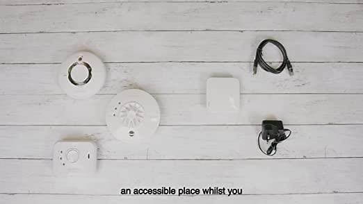 FireAngel Pro Connected Smart Kitchen Heat Alarm, Mains Powered with Wireless Interlink and 10 Ye...