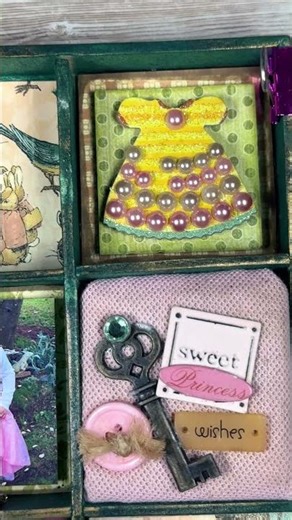 Sweet memory box inspo 🌟🌟🌟 #junkjournal #scrapbooking #memorybox #papercrafts #preciousmemories