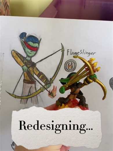 Flameslinger Redesign! #skylanders #fanart #procreate #characterdesign #videogame