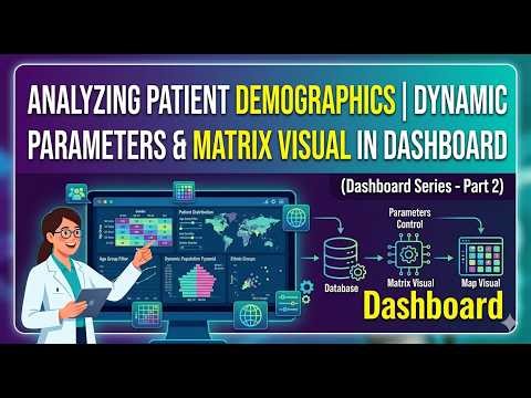 Analyzing Patient Demographics | Dynamic Parameters & Matrix Visual in Dashboard (Part 2)
