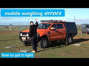 Mobile weighing operation - for customers and operators