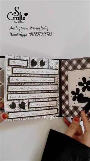 Scrapbook handmade cards | Birthday card | anniversary gift #scraftsdiy #diy #shorts