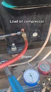 Loading refrigeration oil compressor #aircontechnician #refrigerationtech #BuhayTechnician | Alfe Logente