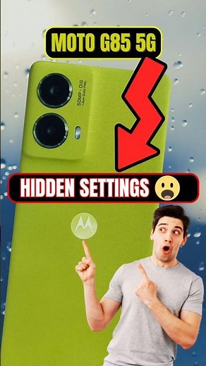 Motorola Moto G85 5G Tips and Tricks: TOP Hidden Features in Motorola #motog85 #shorts