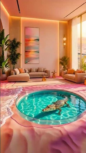 Marine Epoxy Floor Transformation | Epoxy Resin Water Effect Living Room