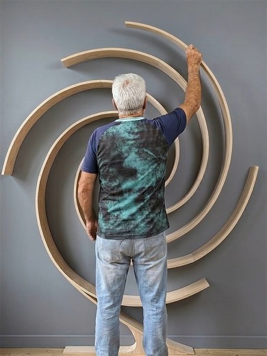 This is the most incredible cabinet you'll see today. #uktiktok #foryou #handmade #woodcraft #woodworker #homeimprovement