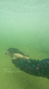 Two mermaids swim underwater- one is creepy and one is sneaky. 👀 Can you find them both in this video? This was taken years ago in Lake Leelanau. My little sister and I were swimming together with dad. It was a really fun day full of plenty of laughter (and lots of sassy flipper and fluke flops from dad and us). I hope you enjoy the video! #themagiccrafter #professionalmermaid #mermaid #lakeleelanau #mermaids | The Magic Crafter