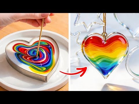 🌈 VALENTINE’S DAY RAINBOW CRAFTS 💖 Easy DIYs for Gifts & Decor