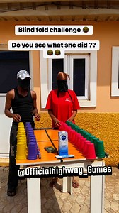 30K views · 418 reactions | Blind fold challenge Do you see what she did ??_____________________________________________________ #fb #trend #viral #game #foryou #explore #fypシ゚ #challenge #reels #post @top fans | Officialdiamond Tv | Facebook