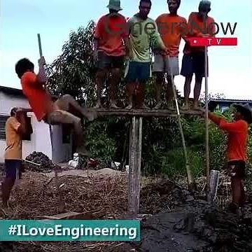 Teamwork at a Construction Site