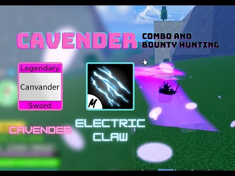 Best One Shot Combo Cavender + Electric claw Bounty Hunting [Ep 11] | Blox Fruits |