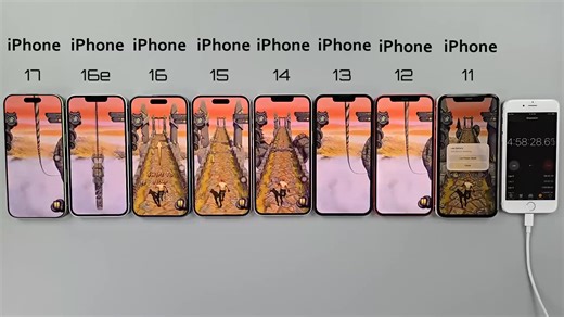 1K reactions · 50 shares | iPhone 11 , 12 , 13 , 14 , 15 , 16 , 16e , 17 Battery Test Comparison | Sam Khan | Facebook