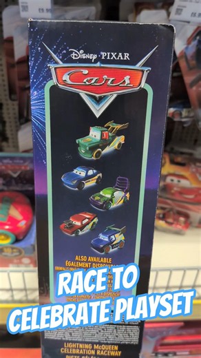 Disney Cars Race To Celebrate Playset #cars #disneycars #disney #lightningmcqueen #automobile #toys