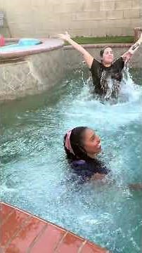 Realtor jumps in pool at Home Tour #eastvale