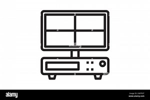 dvr icon isolated on white background, vector illustration Stock Vector Image & Art - Alamy