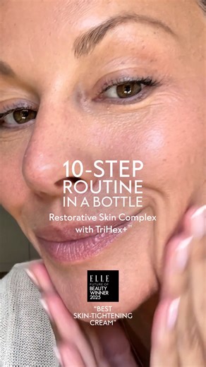 ALASTIN® on Instagram: "✨ One bottle. Multiple targeted benefits. ALASTIN’s Restorative Skin Complex with TriHex+™ helps visibly improve: 1. Fine lines and wrinkles 2. Skin firmness and elasticity 3. Appearance of volume loss 4. Uneven skin tone 5. Texture roughness 6. Dryness and dehydration 7. Dullness and lack of radiance 8. Hydration and plumpness 9. Thinning skin 10. Overall smoothness and youthful appearance No wonder it’s called a 10-step routine in a bottle. #ALASTIN #ALASTINSkincare #Re