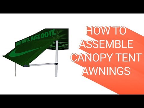 How to Assemble Canopy Tent Awning