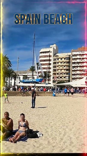 SPAIN BEACH -- ALICANTE COSTA BLANCA -- Beach Walk 2023