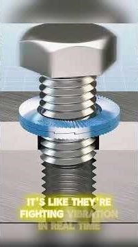 Double thread anti-loosening screws#Precision machining#Screws#Machinery#Science popularization#fyp