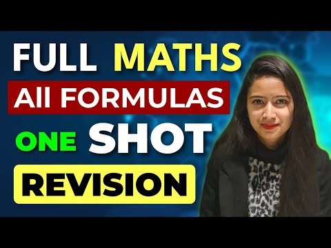 Full Maths Formulas One SHOT Revision Class 12 Boards- Kuch Nahi Padha To Aajao #mathsclass12 #maths