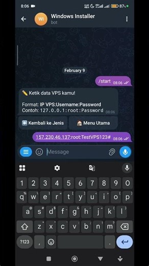 Bot Installer Windows | VPS DigitalOcean