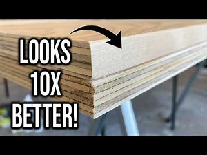 The Best Way to Finish Plywood Shelves | DIY Shelf Edge Banding