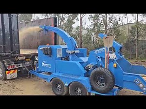 Mobile Branch Grinder #Branches #Bamboo #Log #Straw #crusher#Machine #FYP