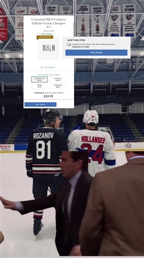 MDIRIEJFBISIWJDHDI OMGGGGGGG! It's available for preorder NOW on the Barnes and Noble website! RUNNNNNNN. #booktok #heatedrivalry #rachelreid #barnesandnoble