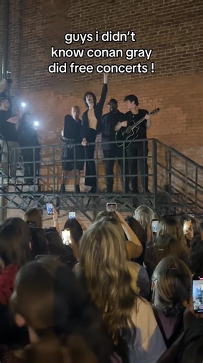 Conan Gray's Free Concert Experience