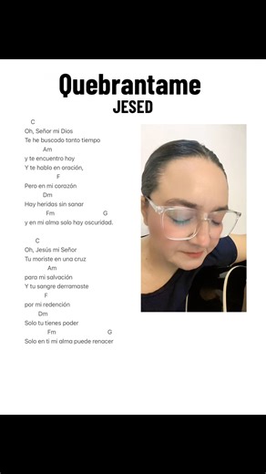 QUEBRANTAME- JESED LETRA Y ACORDES #yolecanto | Yo le canto