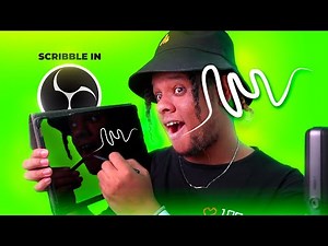 OBS - How to Scribble on Screen with your iPad or Graphics tablet