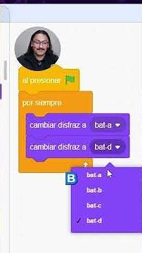 Creando en menos de un minuto, un murciélago animado en Scratch