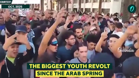 Morocco Gen Z Protests Spiral into Violent Riots: Police Open Fire, Multile Injured |Streets Burning