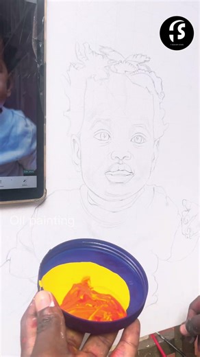 Peinture à l’huile sur toile polycoton