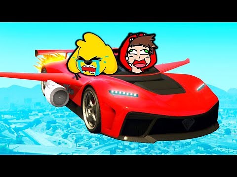 ¡AUTOS VOLADORES! GTA 5 😱 CARRERA DE GTA 5 #1